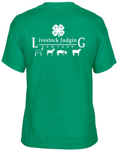 T Shirt Livestock Judging Back Tshirt Livestock Back